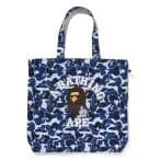 トートバッグ BAPE CAMO GO APE POINTER COLLEGE TOTE BAG メンズ