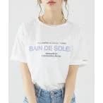 tシャツ Tシャツ ターンバックロゴT レディース