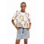 tシャツ Tシャツ フェイス arty Tシャツ レディース