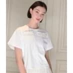 tシャツ Tシャツ 「LOULOU WILLOUGHBY」ワイドスリーブアイラッシュT レディース