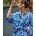 シャツ ブラウス Supple DENIM LOOSE シャツ レディース