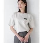 tシャツ Tシャツ スポーティーロゴＴシャツ レディース