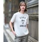 tシャツ Tシャツ 2AMELIEロゴTシャツ レディース