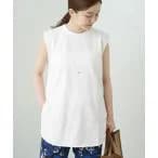 tシャツ Tシャツ ATON/エイトン 別注 SUPIMA AIR ROUND HEM NS ノースリーブ レディース