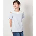 tシャツ Tシャツ 「160」「接触冷感」レイヤード風オフショルTシャツ キッズ