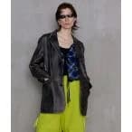 ジャケット テーラードジャケット Leather Tailored Jacket/レザーテーラードジャケット「MAISON SPECIAL/メゾンスペ
