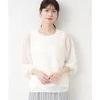 ニット 「洗える」シースルーニット（XS〜L） レディース