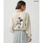 tシャツ Tシャツ 「Disney(ディズニー)ミッキー＆ミニー」ロンＴ レディース