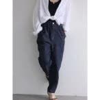 パンツ デニム ジーンズ 「Munich/ミューニック」slub cotton denim corve pants レディース