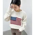 ニット 「追加」SUNNY SPORTS/サニースポーツ flag crew sweater レディース