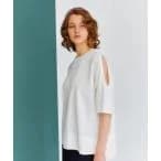 tシャツ Tシャツ 「追加」ROOM NO.8 （ルームエイト）SUPIMA CO SHOULDER SLIT TOPS R8S-185-5400 レ