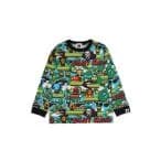 tシャツ Tシャツ BABY MILO GAME PATTERN LS TEE キッズ