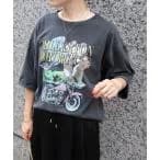 tシャツ Tシャツ 「MICA＆DEAL×GOOD ROCK SPEED」ロックT / 5分袖 / プリントTシャツ / コラボ レディース