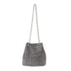 バッグ ハンドバッグ andmikka　2WAYキラキラ巾着バッグ レディース