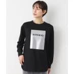 tシャツ Tシャツ 「洗える」シルバープリントロンT レディース