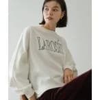 tシャツ Tシャツ 「美人百花掲載」ロゴ裏毛ショートトップス「洗濯機洗い可」 レディース