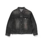 デニムジャケット gジャン DISTRESSED 13OZ DENIM TRUCKER JACKET メンズ