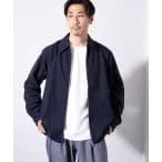 シャツ 「GLOSTER/グロスター」classy ジップアップ シャツブルゾン メンズ