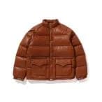 ダウンジャケット ダウン LEATHER CLASSIC DOWN JACKET メンズ