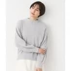 ニット 「洗える」ハイネックラメフェザーニット（XS〜L） レディース