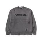 セーター ニット DAMEGE RELAXED FIT SWEATER メンズ