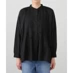 シャツ ブラウス 「SOIL/ソイル」CAMBRIC BANDED COLLAR SHIRT レディース