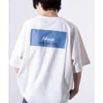 tシャツ 「NANGA×GLOSTER」別注 ボックスロゴ バックプリント ラグランTシャツ メンズ レディース