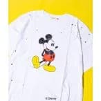 tシャツ 「GOOD ROCK SPEED」別注  ペンキ/ダメージ加工ミッキー / MICKEY Tシャツ メンズ レディース