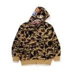 パーカー 1ST CAMO JACQUARD SHARK RELAXED FIT FULL ZIP HOODIE メンズ レディース