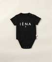 IENA ENFANT 【BASIC】エトワールロゴ半袖ロンパース baby(70cm-80cm) イエナ　アンファン マタニティウェア・ベビー用品 ベビー肌着・新生児服 ブラック ホワイト【送料無料】