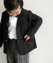 【SALE／30%OFF】ROPE' PICNIC KIDS 【BOYS】入卒式にも/ポンチジャケット/セットアップ対応 ロペピクニック ジャケット・アウター テーラードジャケット・ブレザー ブラック【送料無料】