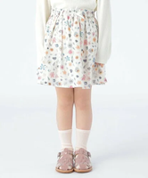 【SALE／50%OFF】SHIPS KIDS SHIPS KIDS:100~130cm / リバティ スカート シップス スカート ミディアムスカート ホワイト ネイビー【送料無料】