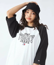 【SALE／50%OFF】TOMMY JEANS TJW OVS RAGLAN LOGO TEE DRESS トミーヒルフィガー ワンピース・ドレス その他のワンピース・ドレス【送料無料】