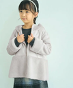 【SALE／20%OFF】ROPE' PICNIC KIDS 【KIDS】フェイクムートンコート ロペピクニック ジャケット・アウター ムートンコート グレー ベージュ【送料無料】