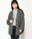 【SALE／50%OFF】GUESS GUESS カーディガン セーター (W)Hiro Knit Cardigan Sweater ゲス トップス カーディガン グレー【送料無料】