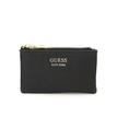 【SALE／30%OFF】GUESS GUESS カードケース (W)LAUREL Zip Pouch ゲス 財布・ポーチ・ケース パスケース・定期入れ ブラック ピンク【送料無料】