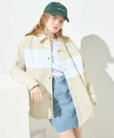 【SALE／40%OFF】TOMMY JEANS カラーブロックナイロンオーバーシャツ トミーヒルフィガー トップス その他のトップス【送料無料】