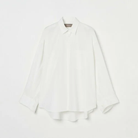 【SALE／50%OFF】HELIOPOLE BIG SLEEVE SHIRT エリオポール トップス シャツ・ブラウス ホワイト ブルー【送料無料】