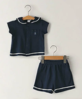 【SALE／30%OFF】SHIPS KIDS SHIPS KIDS:70~80cm / セーラー セット ロンパース シップス マタニティウェア・ベビー用品 ロンパース・カバーオール ネイビー ホワイト【送料無料】