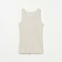 【SALE／20%OFF】WONDERUNG CTN RIBBED CUP TANK TOP エリオポール トップス カットソー・Tシャツ ホワイト ブラック【送料無料】