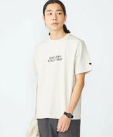 【SALE／40%OFF】SHIPS MEN 【SHIPS別注】KINGS POINT: ロゴ プリント 半袖 Tシャツ シップス トップス カットソー・Tシャツ ブラウン ホワイト グレー【送料無料】