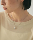 EMMEL REFINES ＜PHILIPPE AUDIBERT＞PA Marta plump/top ネックレス＜Select by EMMEL REFINES＞ ユナイテッドアローズ グリーンレーベルリラクシング アクセサリー・腕時計 その他のアクセサリー・腕時計 シルバー【送料無料】