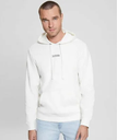 GUESS GUESS パーカー (M)Eco Embroidered Logo Hoodie ゲス トップス パーカー・フーディー ホワイト【送料無料】