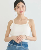 【SALE／50%OFF】earth music&ecology フラワーモチーフキャミ アースミュージック&エコロジー インナー・ルームウェア その他のインナー・ルームウェア ホワイト グレー ブラック ピンク