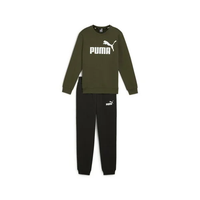 PUMA キッズ ボーイズ NO.1 ロゴ スウェット スーツ 裏起毛 B 130-160cm プーマ パンツ ジャージ・スウェットパンツ グリーン【送料無料】