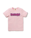 A BATHING APE A BATHING APE GRAFFITI TEE ア ベイシング エイプ トップス カットソー・Tシャツ ピンク【送料無料】