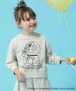 ROPE' PICNIC KIDS 【KIDS】【ドラえもんコレクション】裏毛トップス/リンクコーデ ロペピクニック トップス スウェット・トレーナー グレー ピンク【送料無料】