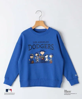 SHIPS KIDS SHIPS KIDS:130~170cm / スヌーピー*MLB スウェット シップス トップス スウェット・トレーナー ブルー ホワイト グレー グリーン【送料無料】