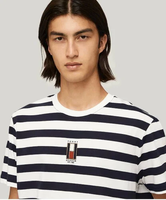 TOMMY HILFIGER バーティカルフラッグボーダーTシャツ トミーヒルフィガー トップス カットソー・Tシャツ【送料無料】