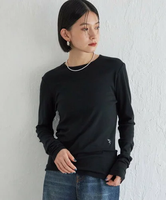 【SALE／30%OFF】SHIPS WOMEN Wai+:＜手洗い可能＞オーガニックコットン カットソー シップス トップス カットソー・Tシャツ ブラック ホワイト グレー【送料無料】